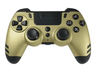 Steelplay Slim Pack - Håndkonsoll - trådløs 2.4 GHz - gull - for Sony PlayStation 4, PC, Sony PlayStation 3