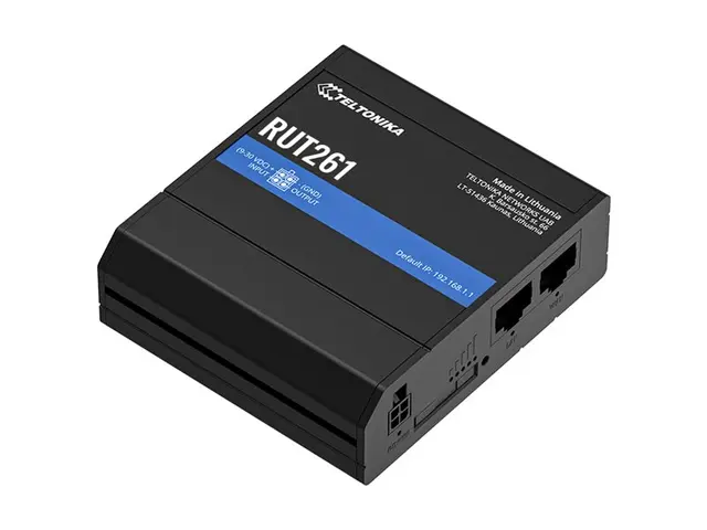 Teltonika RUT261 - Trådløs ruter - WWAN 2,4 GHz - 3G, 4G - DIN-ski...