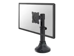 Neomounts FPMA-D025 - Monteringssett - for LCD-skjerm svart - skjermstørrelse: 10"-30" - malje, skrivebordsmonterbar