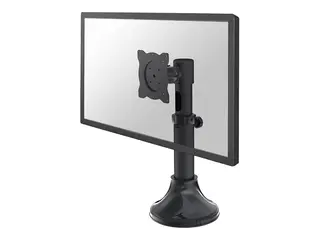 Neomounts FPMA-D025 - Monteringssett - for LCD-skjerm svart - skjermstørrelse: 10"-30" - malje, skrivebordsmonterbar