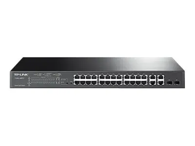 TP-Link Smart PoE Switch T1500-28PCT - Switch - 24 x 10/100 (PoE) ...