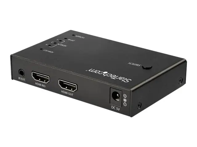 StarTech.com 4 Port HDMI Video Switch - 3x HDMI & 1x DisplayPort -...