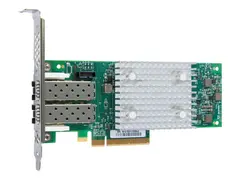Lenovo ThinkSystem QLogic QLE2742 Vertbussadapter - PCIe 3.0 x8 lav profil - 32Gb Fibre Channel SFP+ x 2 - for ThinkSystem SD530; SR630; SR650; SR850; SR860; SR950