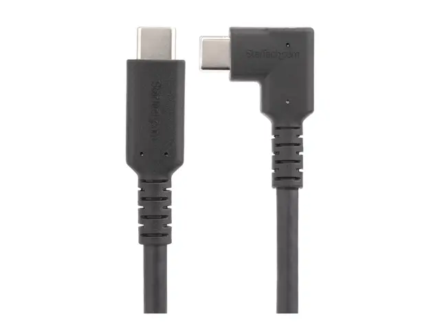 StarTech.com 6ft (2m) Rugged Right Angle USB-C Cable, USB 3.2 Gen ...