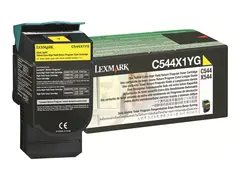 Lexmark - Ekstra høy ytelse - gul original - tonerpatron LCCP, LRP - for Lexmark C544, C546, X544, X546, X548