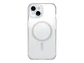 OtterBox React Series - Baksidedeksel for mobiltelefon MagSafe-samsvar - blank - med Otterbox Glass-pakke - for Apple iPhone 16
