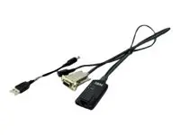 Lenovo Serial Conversion Option - Video- / USB-adapter for Lenovo Global 2x2x16, Global 4x2x32; System x3500 M4; x3950 X5; ThinkSystem SR250