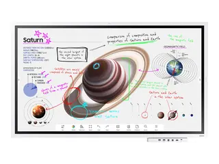 Samsung Flip Pro WM55B - 55&quot; Diagonalklasse WMB Series LED-bakgrunnsbelyst LCD-skjerm utdanning / n&#230;ringsliv - med pekeskjerm (multiber&#248;rings) - Tizen OS - 4K UHD (2160p) 3840 x 2160 - Edge LED - hvitgr&#229;