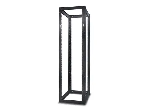 APC NetShelter 4 Post Open Frame Rack - Rack svart - 44U - for P/N: SMTL1500RM3UC, SMTL1500RMI3UC, SMX2KR2UNCX145, SRTL3KRM1UC, SRTL3KRM1UNC