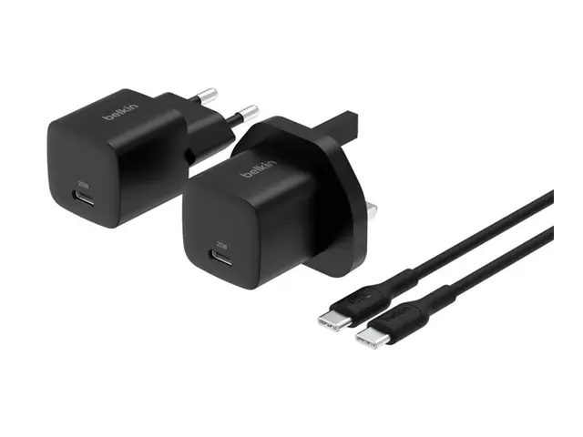 Belkin BoostCharge - Strømbank + AC-strømadapter 10000 mAh 3 utgan...