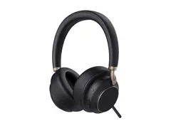 Yealink BH76 Plus - Hodesett - p&#229; &#248;ret / full st&#248;rrelse Bluetooth - tr&#229;dl&#248;s - aktiv st&#248;ydemping - USB-A via Bluetooth-adapter, USB-C via Bluetooth-adapter - svart - Certified for Microsoft Teams, UC-sertifisert