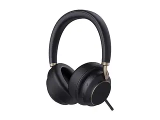 Yealink BH76 Plus - Hodesett - p&#229; &#248;ret / full st&#248;rrelse Bluetooth - tr&#229;dl&#248;s - aktiv st&#248;ydemping - USB-A via Bluetooth-adapter, USB-C via Bluetooth-adapter - svart - Certified for Microsoft Teams, UC-sertifisert