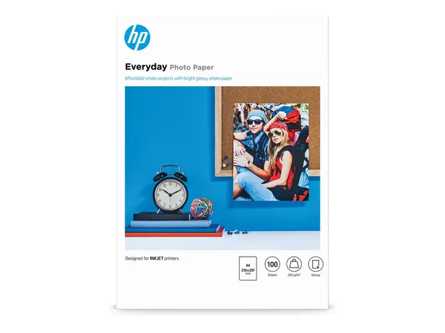 HP Everyday Photo Paper - Blank A4 (210 x 297 mm) 200 g/m² 100 ark...
