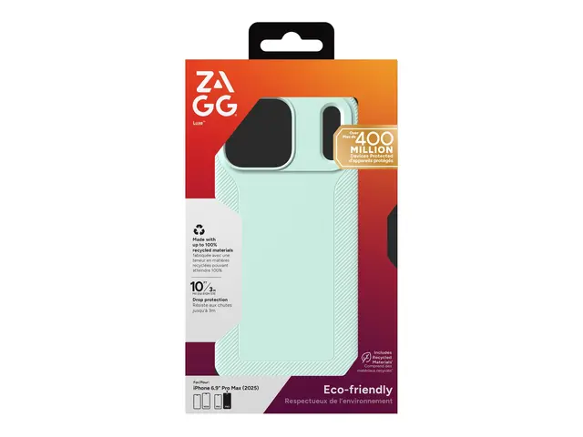 ZAGG Luxe Snap - Baksidedeksel for mobiltelefon MagSafe-samsvar ro...