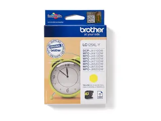 Brother LC125XLY - Super High Yield - gul original - blekkpatron - for Brother DCP-J4110, MFC-J4410, J4510, J4610, J4710, J6520, J6720, J6920