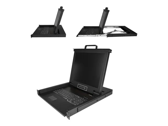 StarTech Rackmount KVM Console, Single Port VGA with 17" LCD Monit...