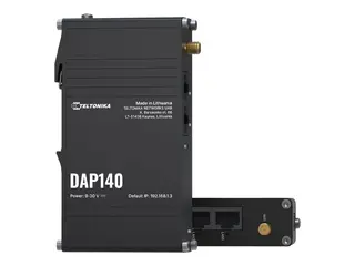 Teltonika DAP140 - Tr&#229;dl&#248;st tilgangspunkt industriell - 100Mb LAN, PPP - Wi-Fi - vegg- / DIN-skinnemonterbar