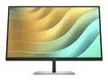 HP E27u G5 PVC Free - E-Series - LED-skjerm 27&quot; - 2560 x 1440 QHD @ 75 Hz - IPS - 350 cd/m&#178; - 1000:1 - 5 ms - HDMI, DisplayPort, USB-C - svart hode, svart og s&#248;lv (stativ)