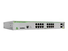 Allied Telesis CentreCOM AT-GS970M/18 Switch - L3 - Styrt - 16 x 10/100/1000 + 2 x SFP (mini-GBIC) (opplink) - stasjonær, rackmonterbar