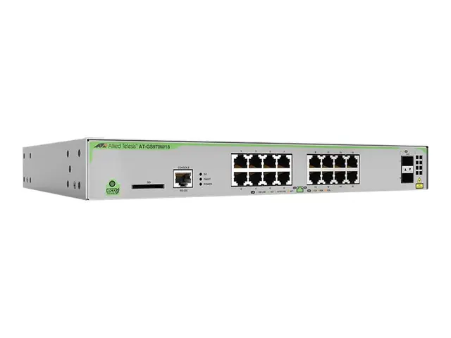 Allied Telesis CentreCOM AT-GS970M/18 - Switch - L3 - Styrt - 16 x...