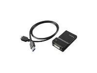 Lenovo USB 3.0 to DVI/VGA Monitor Adapter - Ekstern videoadapter DVI
