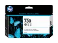 HP 730 - 130 ml - gr&#229; - original - DesignJet blekkpatron - for DesignJet SD Pro MFP, T1600, T1600dr, T1700, T1700dr, T1708, T1708dr, T2600, T2600dr