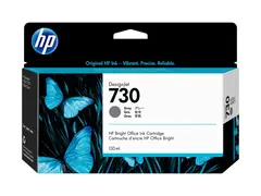 HP 730 - 130 ml - grå - original DesignJet - blekkpatron - for DesignJet SD Pro MFP, T1600, T1600dr, T1700, T1700dr, T1708, T1708dr, T2600, T2600dr
