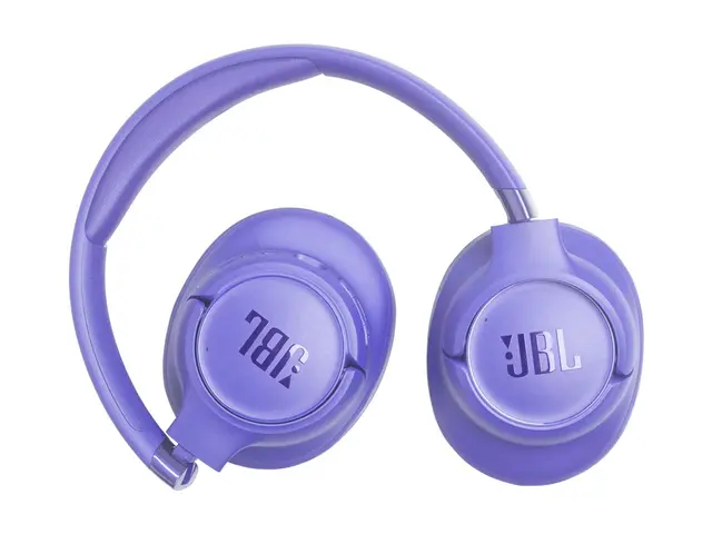 JBL TUNE 780NC - Hodetelefoner med mikrofon full størrelse - Bluetooth - trådløs, kablet - aktiv støydemping - USB-C - lavendel 