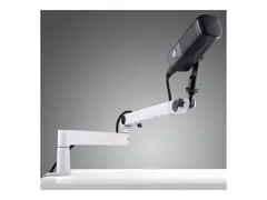 Elgato Wave Mic Arm LP - Monteringssett (skrivebordsklemmemontering, leddarm, 1/4" kulehode, 1/4" til 3/8" adapter, 1/4" til 5/8" adapter) lav profil - for mikrofon - hvit - skrivebordsmonterbar
