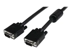 StarTech.com 5m Coax High Resolution Monitor VGA Video Cable HD15 M/M VGA-kabel - HD-15 (VGA) (hann) til HD-15 (VGA) (hann) - 5 m - formst&#248;pt - svart