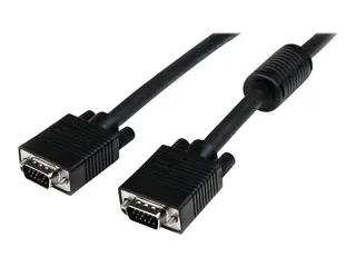 StarTech.com 5m Coax High Resolution Monitor VGA Video Cable HD15 M/M VGA-kabel - HD-15 (VGA) (hann) til HD-15 (VGA) (hann) - 5 m - formst&#248;pt - svart