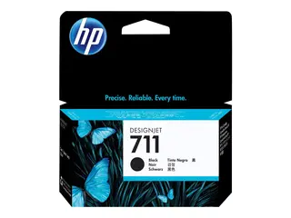 HP 711 - 38 ml - svart - original - DesignJet blekkpatron - for DesignJet T100, T120, T120 ePrinter, T125, T130, T520, T520 ePrinter, T525, T530