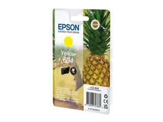 Epson 604 - 2.4 ml - gul - original - blister blekkpatron - for Expression Home XP-2200, 2205, 3200, 3205, 4200, 4205; WorkForce WF-2910, 2930, 2935, 2950
