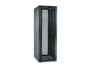 APC NetShelter SX Enclosure with Sides - Rack svart - 48U - 19&quot; - TAA-samsvar - for P/N: SUA1000RM2U, SUA1000RM2U-TU, SUA1000RMI2U, SUA2200RMXLI3U, SUA5000RMI5U