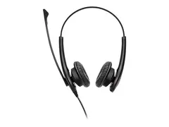 Jabra BIZ 1100 USB Duo - Hodesett on-ear - kablet - USB - svart - akademisk - Certified for Microsoft Teams, Zoom Certified