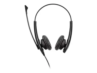 Jabra BIZ 1100 USB Duo - Hodesett on-ear - kablet - USB - svart - akademisk - Certified for Microsoft Teams, Zoom Certified