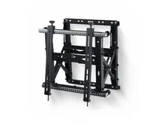 Startech - Monteringssett (veggmontering, VESA monteringsbeslag, 2 vinkeljusteringer) kickstand style - for flatpanel - landscape/portrait, six-point adjustments, up to 70 kg - svart - skjermstørrelse: 45"-70" - veggmonterbar