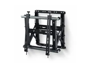 Startech - Monteringssett (veggmontering, VESA monteringsbeslag, 2 vinkeljusteringer) kickstand style - for flatpanel - landscape/portrait, six-point adjustments, up to 70 kg - svart - skjermstørrelse: 45"-70" - veggmonterbar