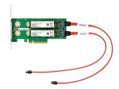 HPE Universal SATA HHHL M.2 Kit - Grensesnittsadapter M.2 - M.2 Card - PCIe - for ProLiant DL20 Gen10, DL325 Gen10, DL345 Gen10, DL360 Gen10