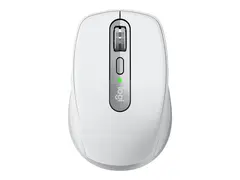 Logitech MX Anywhere 3S for Business Mus - h&#248;yrehendt - optisk - 6 knapper - tr&#229;dl&#248;s - Bluetooth - Logitech Logi Bolt USB-mottaker - blekgr&#229;