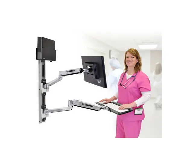Ergotron LX Wall Mount System with Small CPU Holder - Monteringsse...