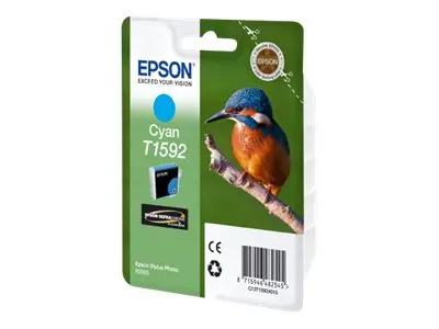 Epson T1592 - 17 ml - cyan - original - blister - blekkpatron - fo...