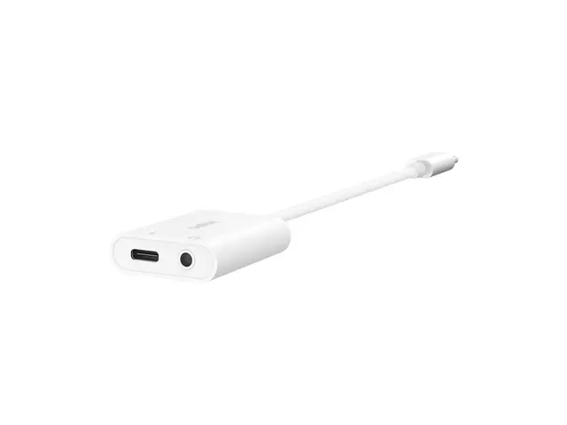 Belkin RockStar - USB-C til hodetelefonjakk / ladeadapter hann USB...