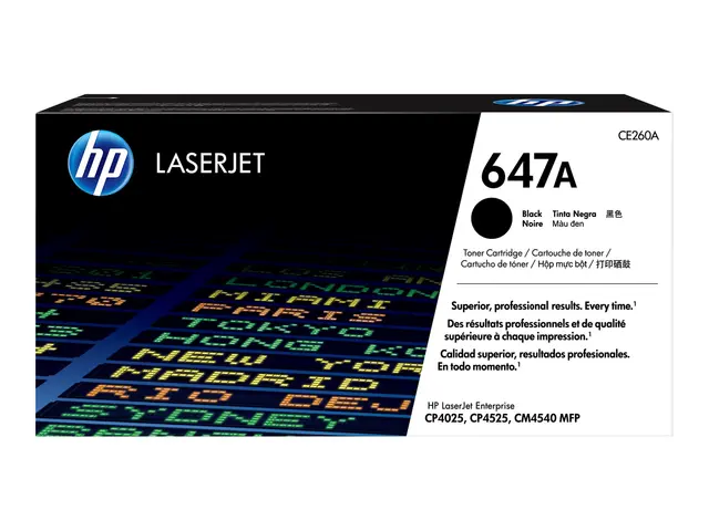 HP 647A - Svart - original - LaserJet - tonerpatron (CE260A) - for...