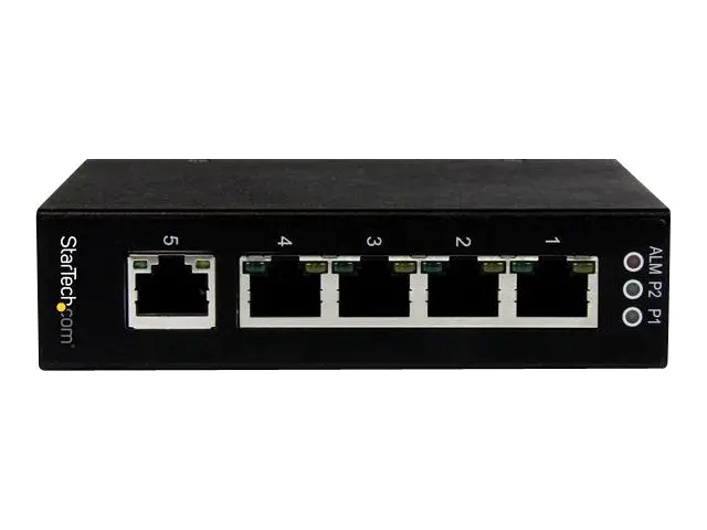 Startech 5 Port Unmanaged Industrial Gigabit Ethernet Switch - DIN...
