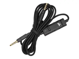 CORSAIR Inline Controller - Hodetelefonkabel 3,5 mm telefonjakk hann til 3,5 mm telefonjakk hann