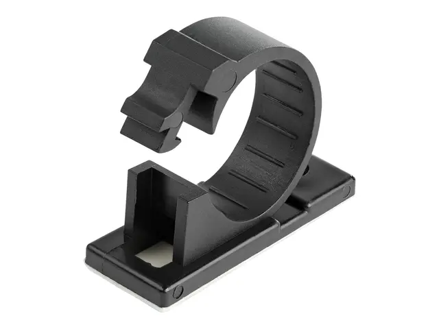 StarTech.com 100 Adhesive Cable Management Clips Black, Network/Et...