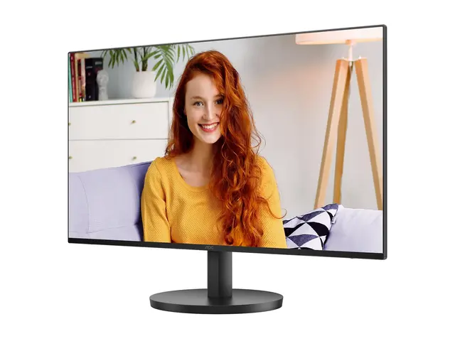 AOC Basic-line 24B3HA2 - LED-skjerm 24" (23.8" synlig) - 1920 x 1080 Full HD (1080p) @ 100 Hz - IPS - 250 cd/m² - 1 ms - HDMI, VGA - høyttalere - svart 
