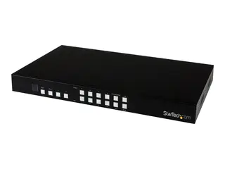 StarTech.com 4x4 HDMI Matrix Switch with Picture-and-Picture Multiviewer or Video Wall 4x4 Matrix Switch with Video Combining (VS424HDPIP) - Video/audio switch - stasjon&#230;r - for P/N: SVA12M5NA