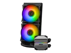 MSI MAG CORELIQUID - V&#230;skekj&#248;lesystem for prosessor Radiatorst&#248;rrelse: 240 mm - (for: LGA1150, LGA1151, LGA1155, LGA1156, LGA1200, LGA1700, LGA2011, LGA2011-3, LGA2066, AM4, AM5) - kobber - 120 mm